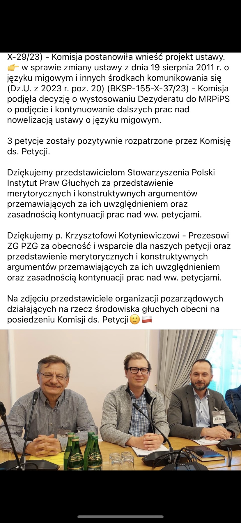 Komisja ds. Petycji rozpatrzyła trzy petycje podczas swojego posiedzenia.